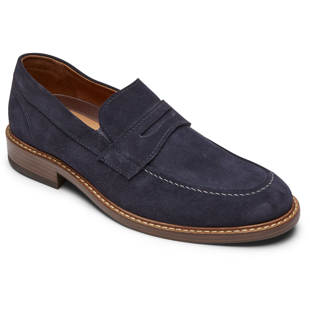 Rockport Loafers Herre Marineblå - Kenton Penny - VUGE14208